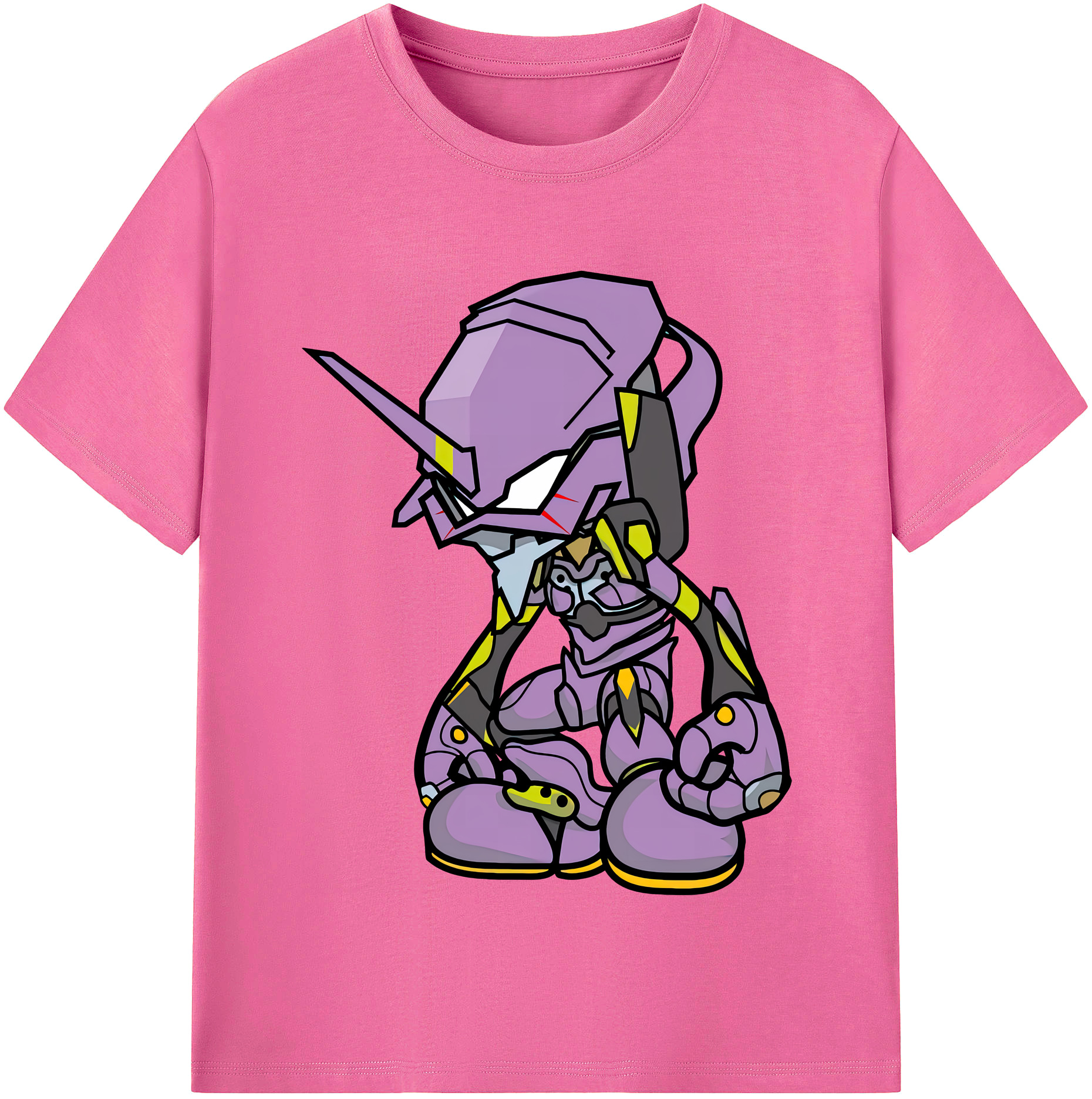 （画像用） EVA 新世紀エヴァンゲリオン レディースカジュアルプリントTシャツ（綿100％）